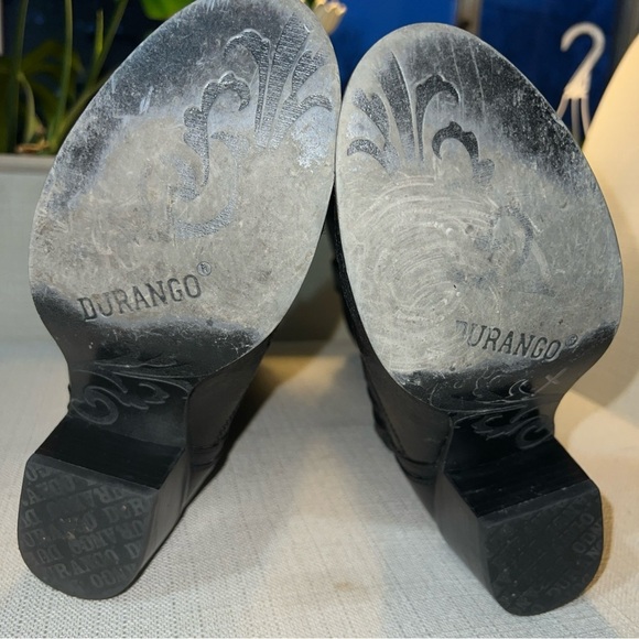 Durango DRD0072 Women’s 7.5M 14” Black Leather Western Boots - Picture 5 of 5